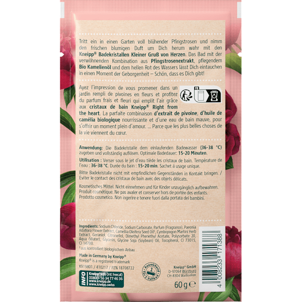 Badesalz Kleiner Gruß von Herzen Kneipp