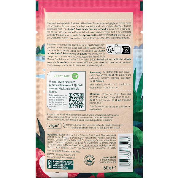Badezusatz Meet me IN PARADISE Kneipp