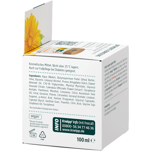 Fußbutter Calendula & Orangenöl Kneipp