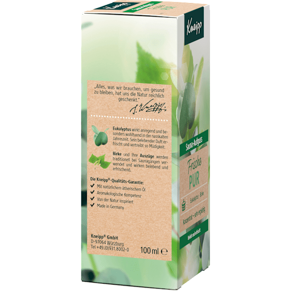 Sauna Aufguss Eukalyptus Birke Kneipp