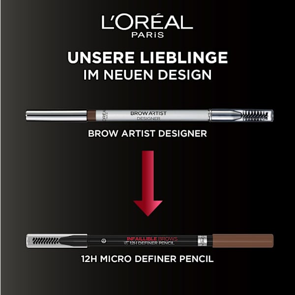 Augenbrauenstift Infaillible 12H Definer 3.0 Brunette L'ORÉAL PARiS