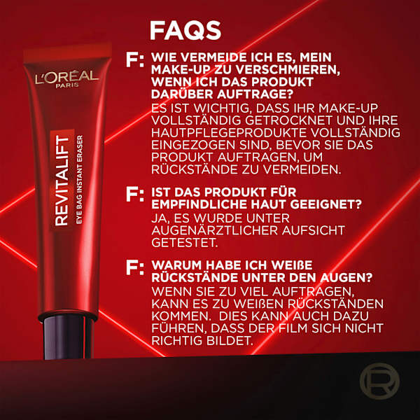 Augencreme Anti-Tränensack Laser Sofort Augenlifting L'ORÉAL PARiS