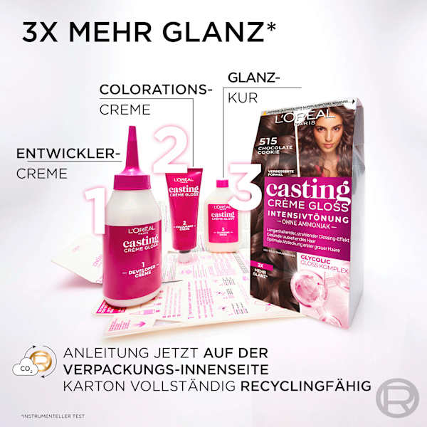 Intensivtönung 600 Dunkelblond L'ORÉAL PARiS casting CRÈME GLOSS