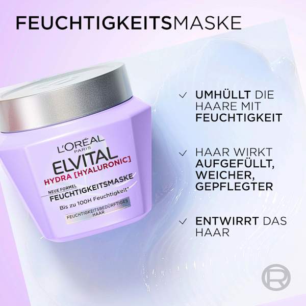 Haarmaske Hydra Hyaluronic L'ORÉAL PARiS ELVITAL