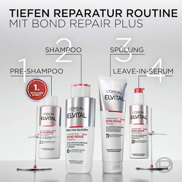 Shampoo Bond Repair Anti-Haarschäden L'ORÉAL PARiS ELVITAL