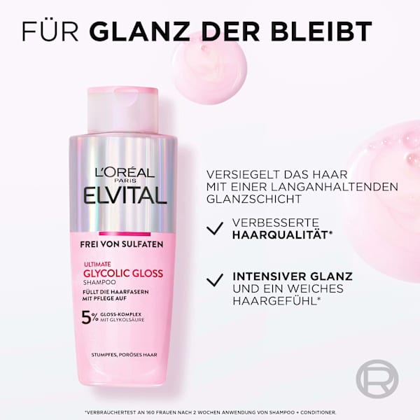 Shampoo Glycolic Gloss L'ORÉAL PARiS ELVITAL