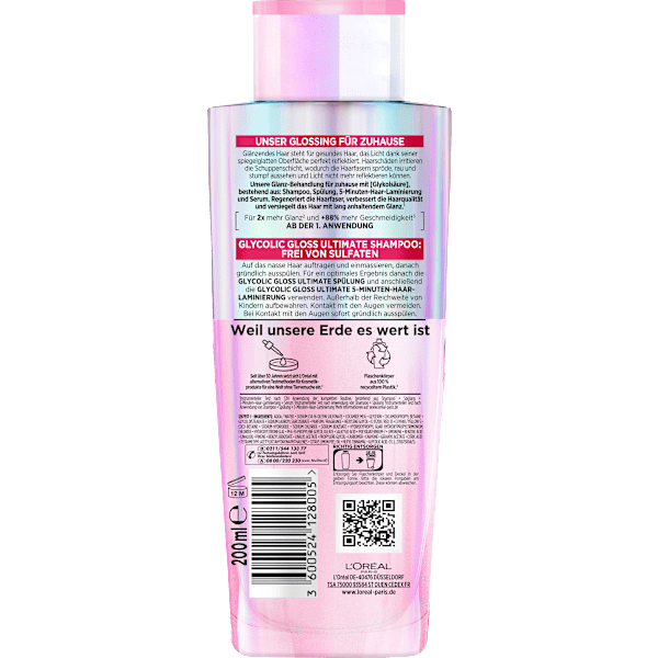 Shampoo Glycolic Gloss L'ORÉAL PARiS ELVITAL