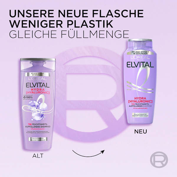 Shampoo Hydra Hyaluronic, feuchtigkeitsauffüllend L'ORÉAL PARiS ELVITAL