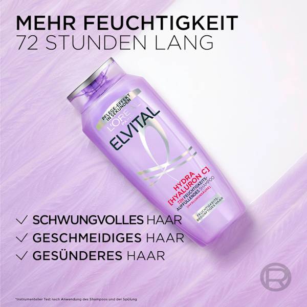 Shampoo Hydra Hyaluronic, feuchtigkeitsauffüllend L'ORÉAL PARiS ELVITAL