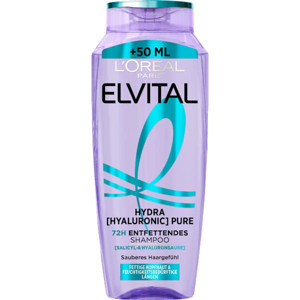 Shampoo Hydra Hyaluronic Pure L'ORÉAL PARiS ELVITAL