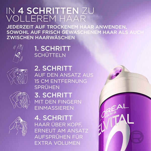 Volumenspray Big Hair Day L'ORÉAL PARiS ELVITAL