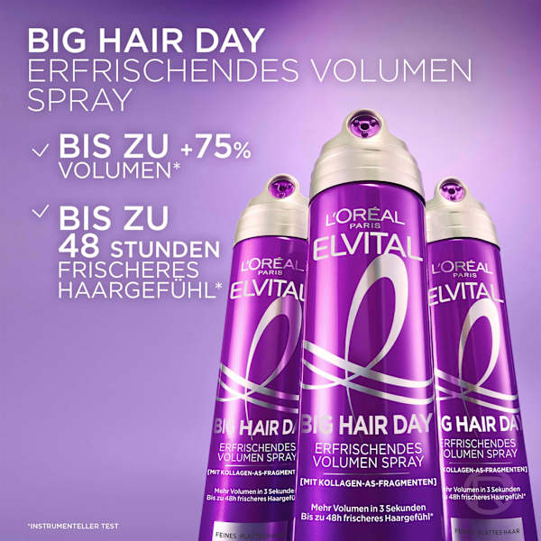 Volumenspray Big Hair Day L'ORÉAL PARiS ELVITAL