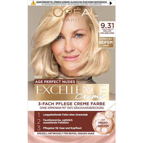 Haarfarbe 9.31 Gold Blond L'ORÉAL PARiS EXCELLENCE Creme