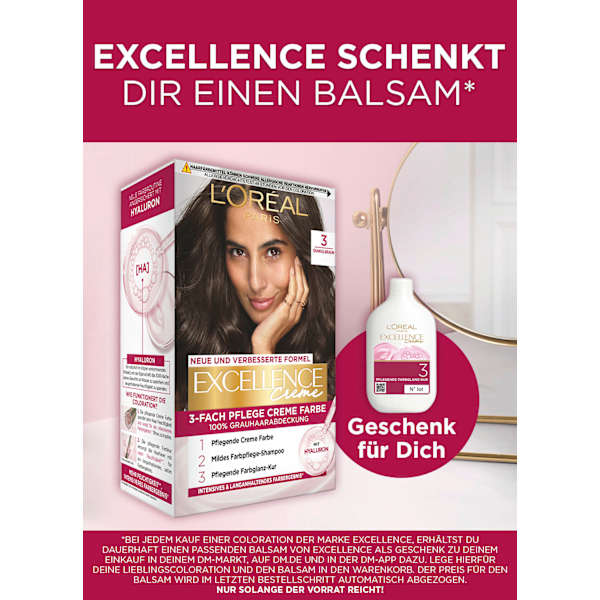 Haarfarbe Cool Creme 8.11 Hellblond L'ORÉAL PARiS EXCELLENCE Creme