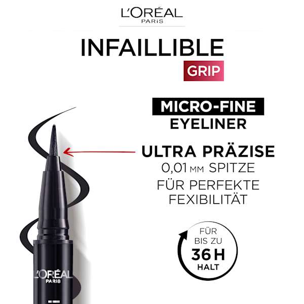 Eyeliner Infaillible 36H Micro 01 Obsidian L'ORÉAL PARiS