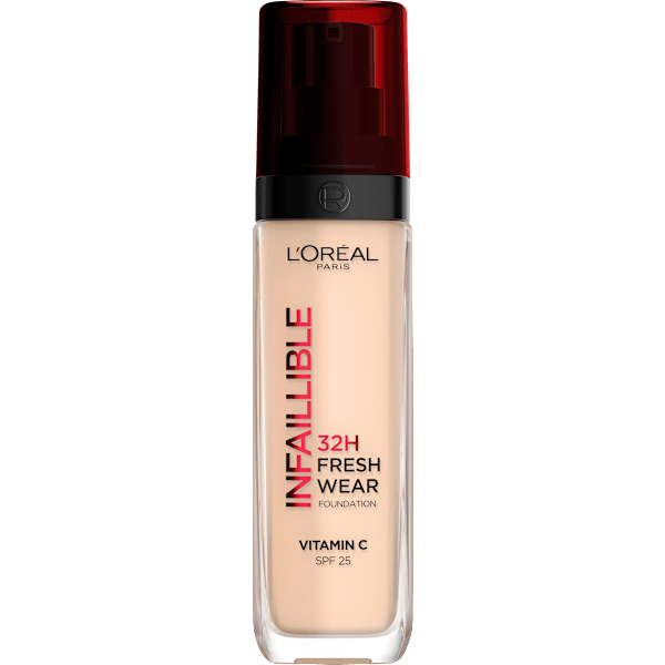 Foundation Infaillible 32H Fresh Wear, 20 Ivory, LSF 25 L'ORÉAL PARiS