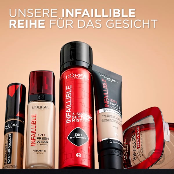 Foundation Infaillible 32H Fresh Wear, 20 Ivory, LSF 25 L'ORÉAL PARiS