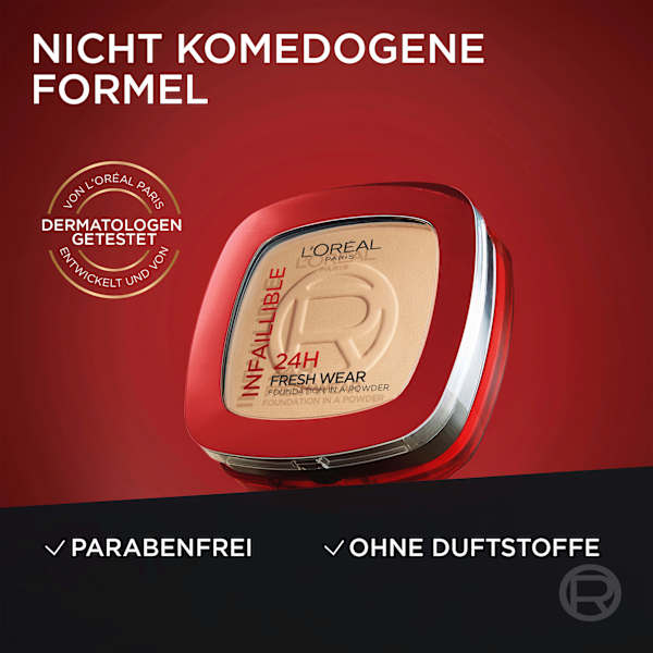 Foundation Puder Infaillible 24H Fresh Wear 180 Rose Sand L'ORÉAL PARiS