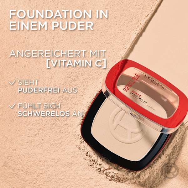 Foundation Puder Infaillible 24H Fresh Wear 200 Golden Sand L'ORÉAL PARiS