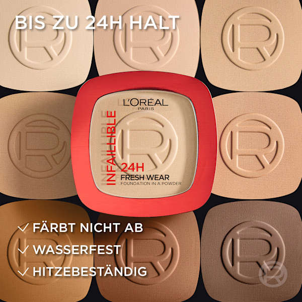 Foundation Puder Infaillible 24H Fresh Wear 260 Golden Sun L'ORÉAL PARiS