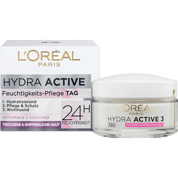 Gesichtscreme Hydra Active 3 Trockene Sensible Haut L'ORÉAL PARiS