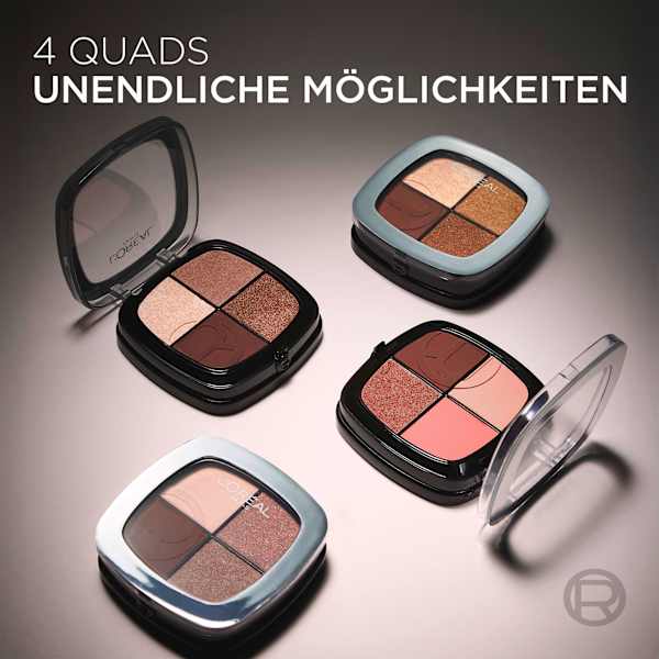 Lidschatten Palette Rendez-Vous Couleur, Eye & Cheek Quad, Autumn à Montmartre L'ORÉAL PARiS