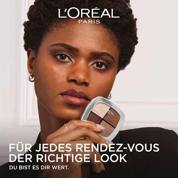 Lidschatten Palette Rendez-Vous Couleur, Eye & Cheek Quad, Autumn à Montmartre L'ORÉAL PARiS