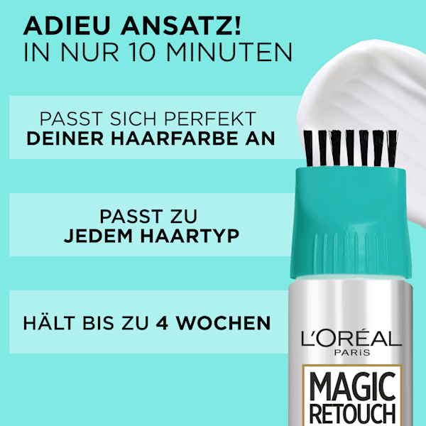 Ansatzset zur Abdeckung von grauem Haar, 5 Braun L'ORÉAL PARiS MAGIC RETOUCH