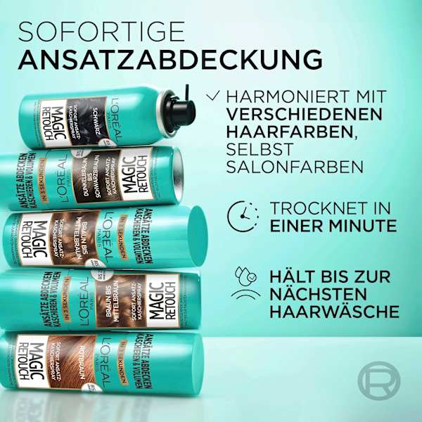 Ansatzspray Dunkelblond bis Hellbraun L'ORÉAL PARiS MAGIC RETOUCH
