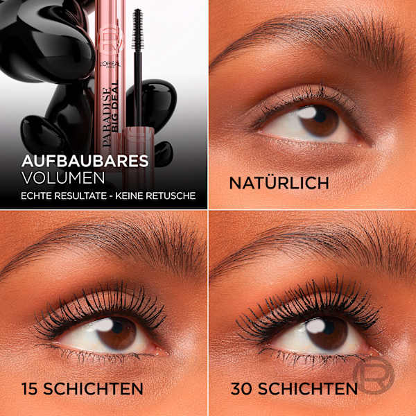 Mascara Paradise Big Deal Schwarz L'ORÉAL PARiS