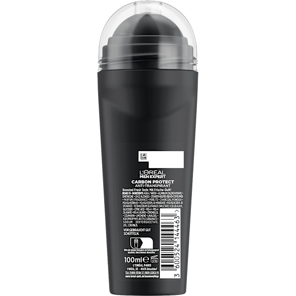 Antitranspirant Deo Roll-on Carbon Protect L'ORÉAL PARiS MEN EXPERT