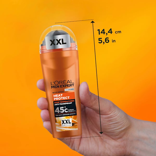 Antitranspirant Deo Roll-on Heat Protect L'ORÉAL PARiS MEN EXPERT