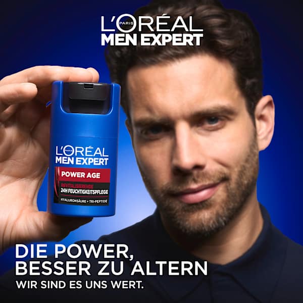 Gesichtscreme Power Age, revitalisierend mit Hyaluronsäure L'ORÉAL PARiS MEN EXPERT