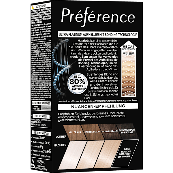 Haare Aufheller 9L Ultra Platinum L'ORÉAL PARiS PRÉFÉRENCE