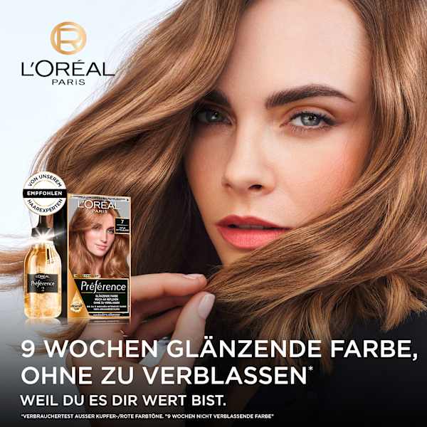 Haarfarbe 5.3 Helles Goldbraun L'ORÉAL PARiS PRÉFÉRENCE