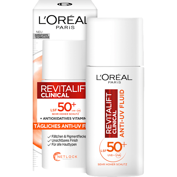 Gesichtsfluid Revitalift Clinical, Vitamin C, LSF 50+ L'ORÉAL PARiS REVITALIFT