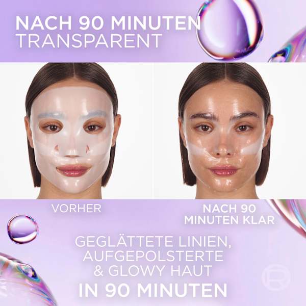 Gesichtsmaske Glass Skin Hydrogel Glow Mask L'ORÉAL PARiS REVITALIFT
