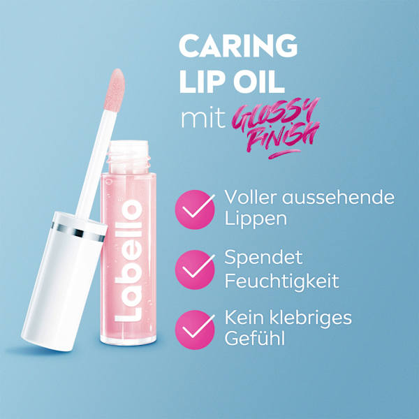 Lip Oil Clear Glossy Finish Clear Labello