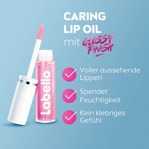 Lip Oil Glossy Finish Candy Pink Labello