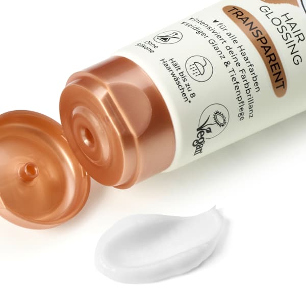 Farb-Glanzbehandlung Glossing Transparent LANGHAARMÄDCHEN