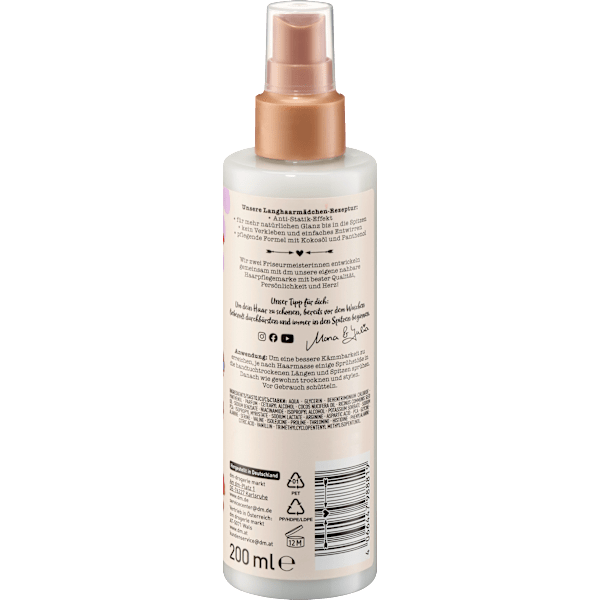 Leichtkämmspray LANGHAARMÄDCHEN