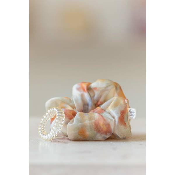 Scrunchie Aquarellprint LANGHAARMÄDCHEN