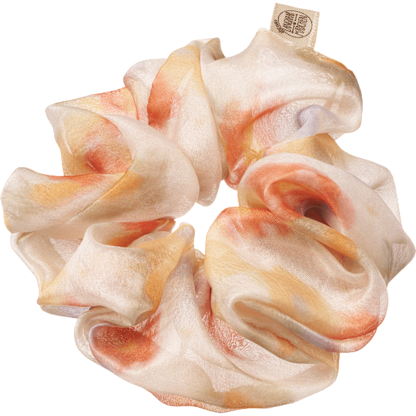 Scrunchie Aquarellprint LANGHAARMÄDCHEN