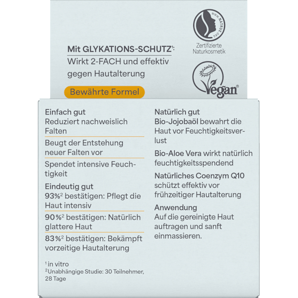 Anti Falten Feuchtigkeitscreme Q10 Basis Sensitiv lavera NATURKOSMETIK