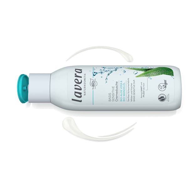 Cremedusche Basis Sensitive Aloe Vera & Mandelöl lavera NATURKOSMETIK