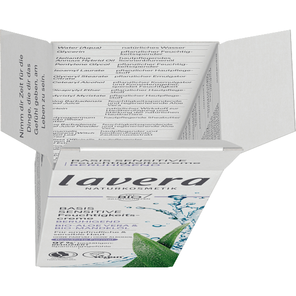 Gesichtscreme Basis Sensitiv beruhigend lavera NATURKOSMETIK