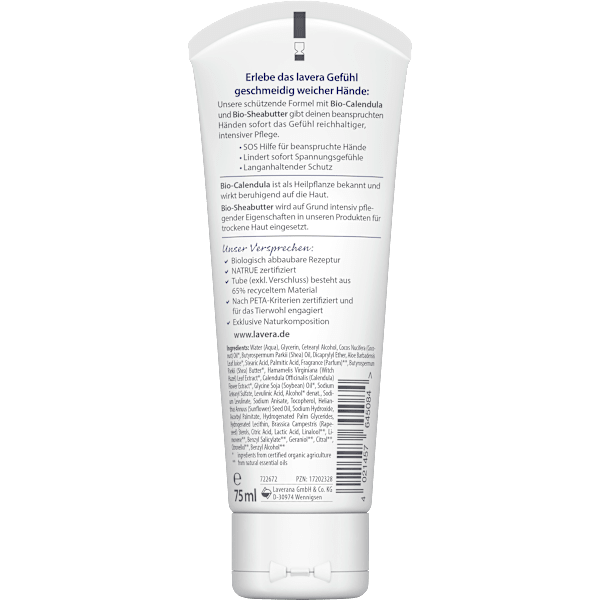 Handcreme Repair SOS Hilfe mit Calendula & Sheabutter lavera NATURKOSMETIK