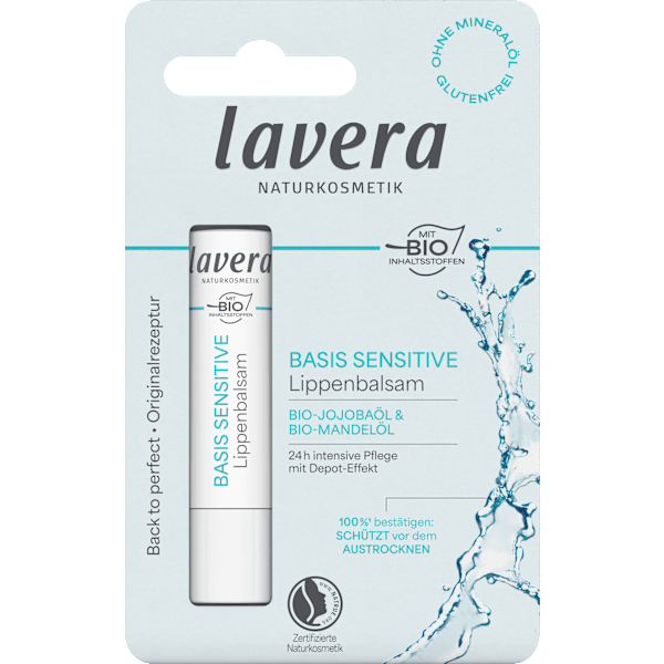Lippenbalsam Basis Sensitiv lavera NATURKOSMETIK