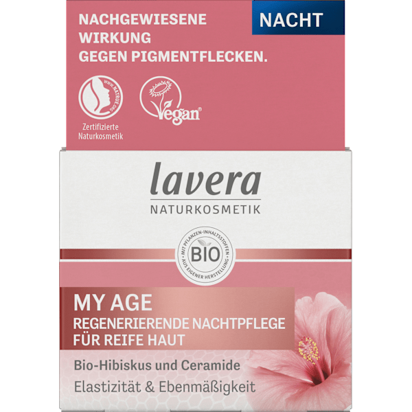 Nachtcreme regenerierend My Age lavera NATURKOSMETIK