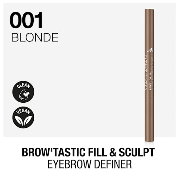 Augenbrauenstift Brow'Tastic Fill&Sculpt 001 Blonde MANHATTAN Cosmetics